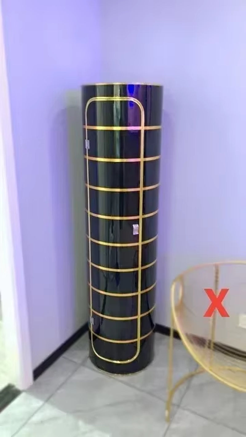 Intelligent 360° Rotatable Ozone Shoe Cabinet - High-Tech Cylindrical Home Storage Solution for Entryways